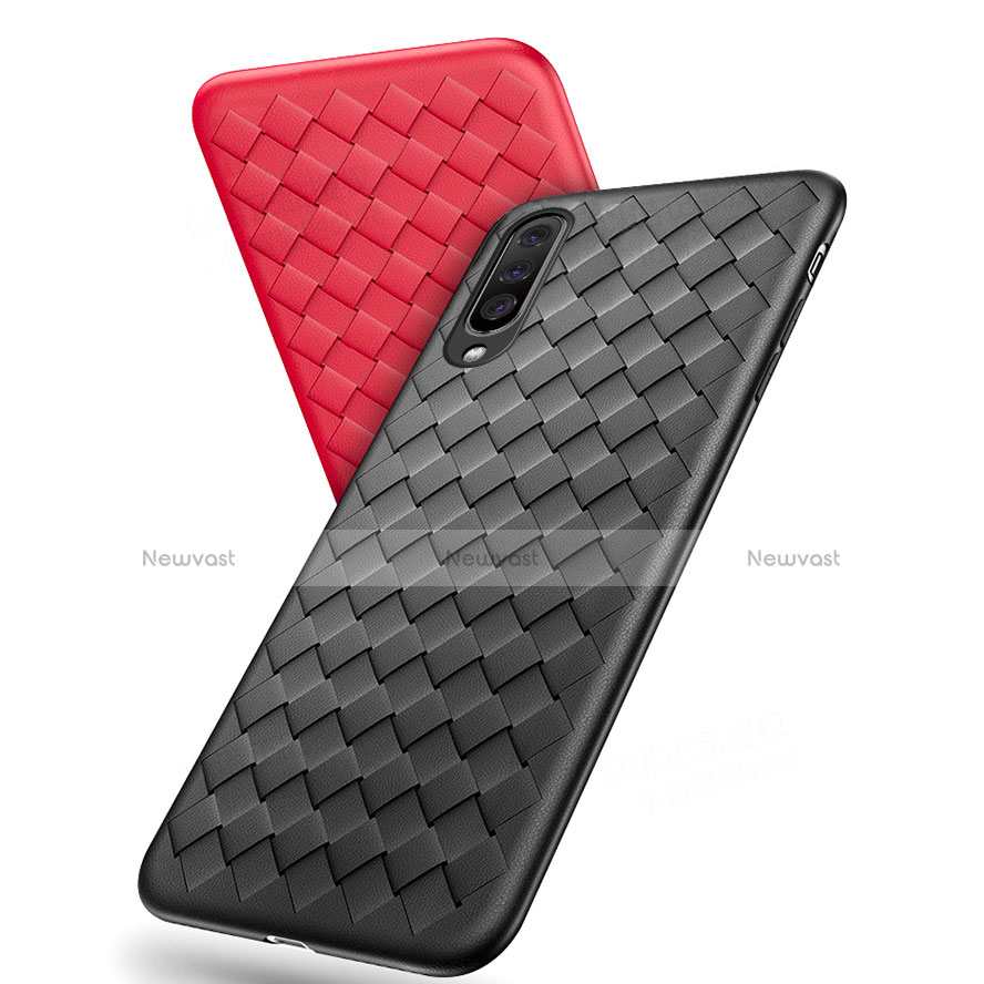 Soft Silicone Gel Leather Snap On Case Cover S01 for Samsung Galaxy A50