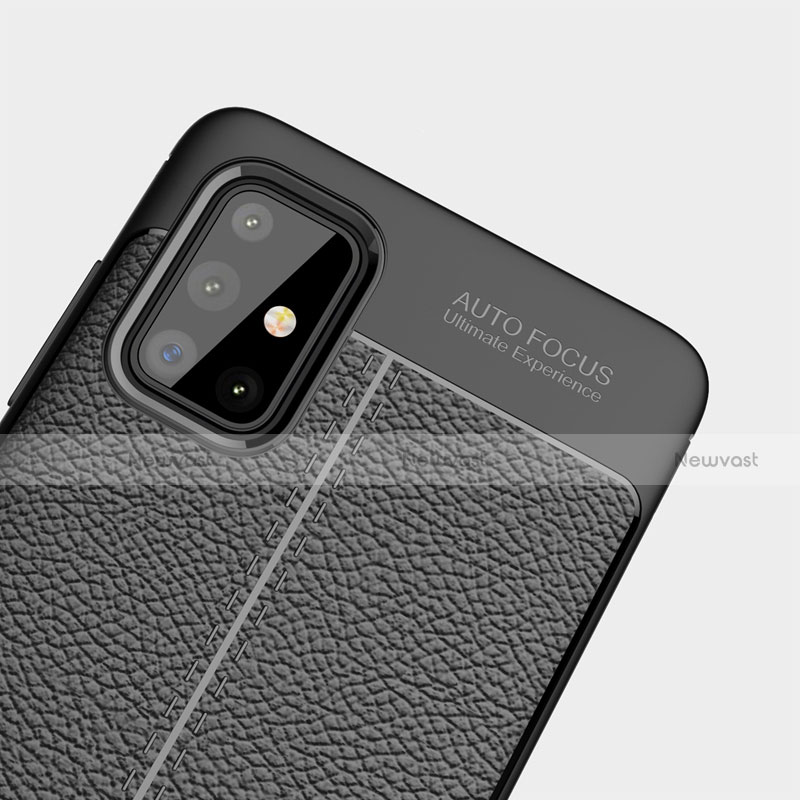 Soft Silicone Gel Leather Snap On Case Cover S01 for Samsung Galaxy A71 5G