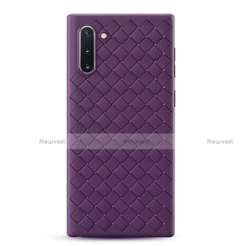 Soft Silicone Gel Leather Snap On Case Cover S01 for Samsung Galaxy Note 10