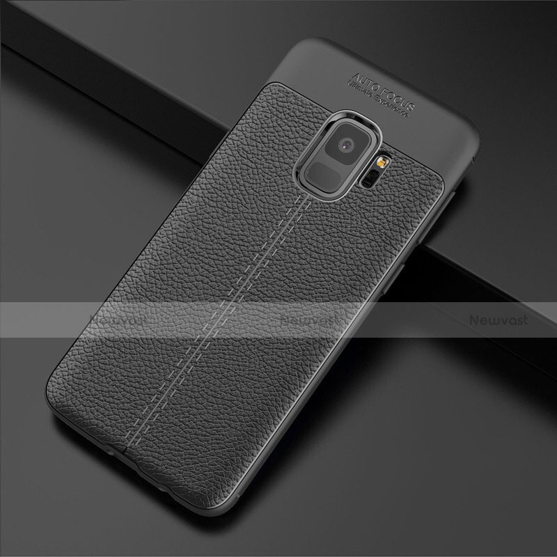 Soft Silicone Gel Leather Snap On Case Cover S01 for Samsung Galaxy S9