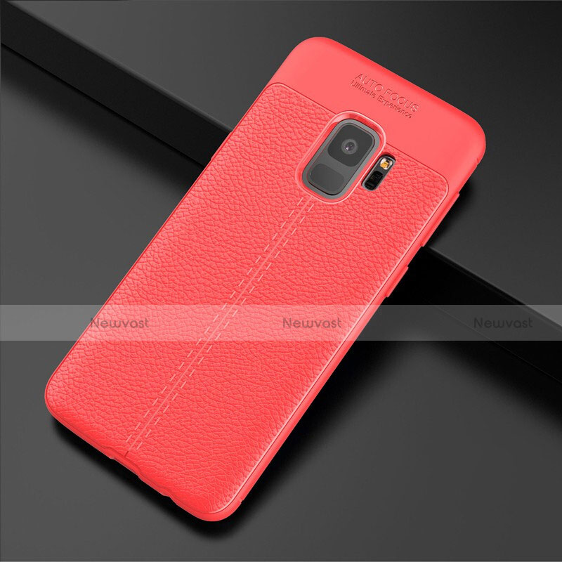 Soft Silicone Gel Leather Snap On Case Cover S01 for Samsung Galaxy S9