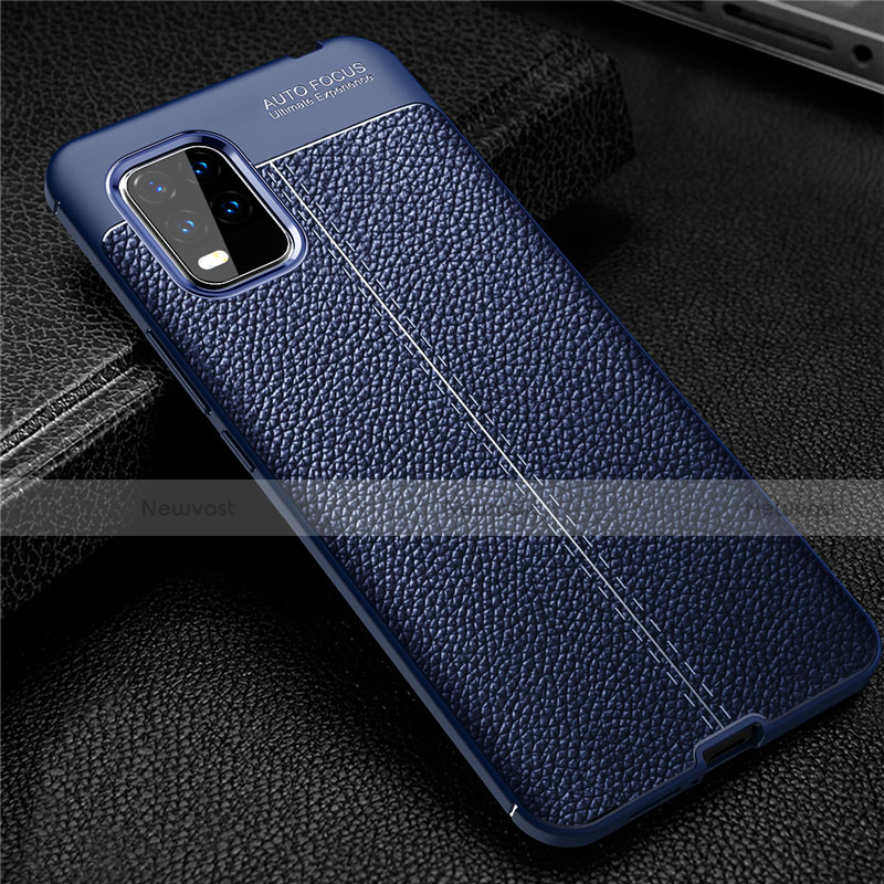 Soft Silicone Gel Leather Snap On Case Cover S01 for Xiaomi Mi 10 Lite