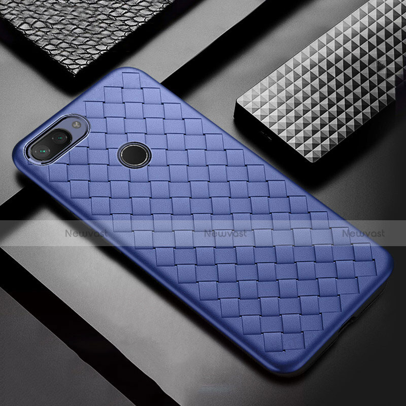 Soft Silicone Gel Leather Snap On Case Cover S01 for Xiaomi Mi 8 Lite