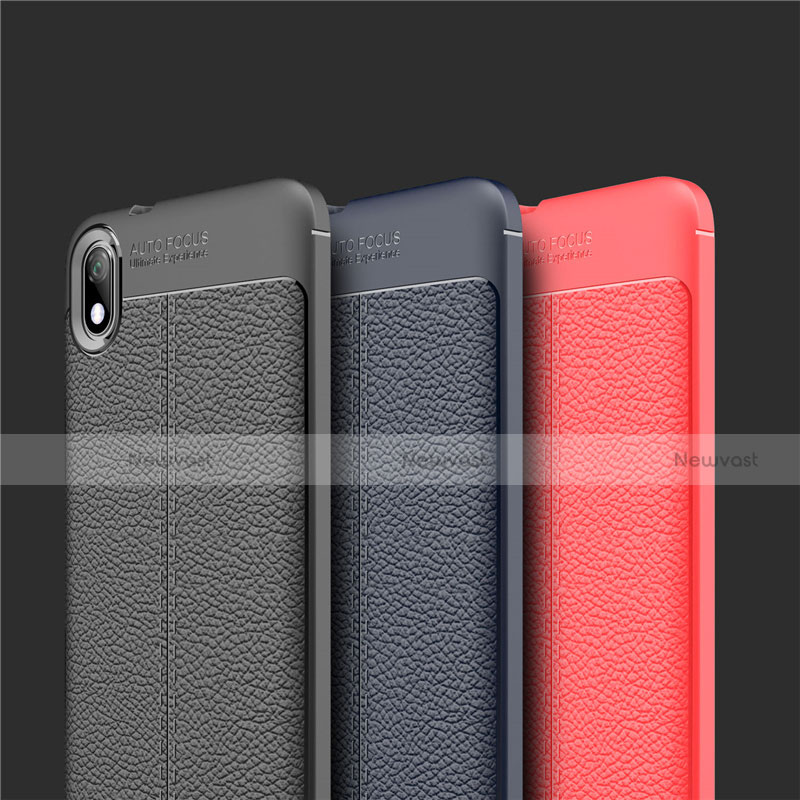 Soft Silicone Gel Leather Snap On Case Cover S01 for Xiaomi Redmi 7A