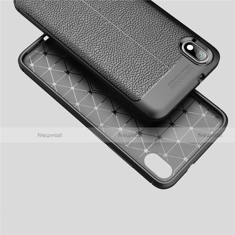 Soft Silicone Gel Leather Snap On Case Cover S01 for Xiaomi Redmi 7A