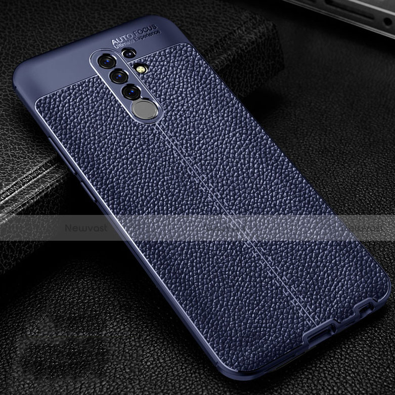 Soft Silicone Gel Leather Snap On Case Cover S01 for Xiaomi Redmi 9