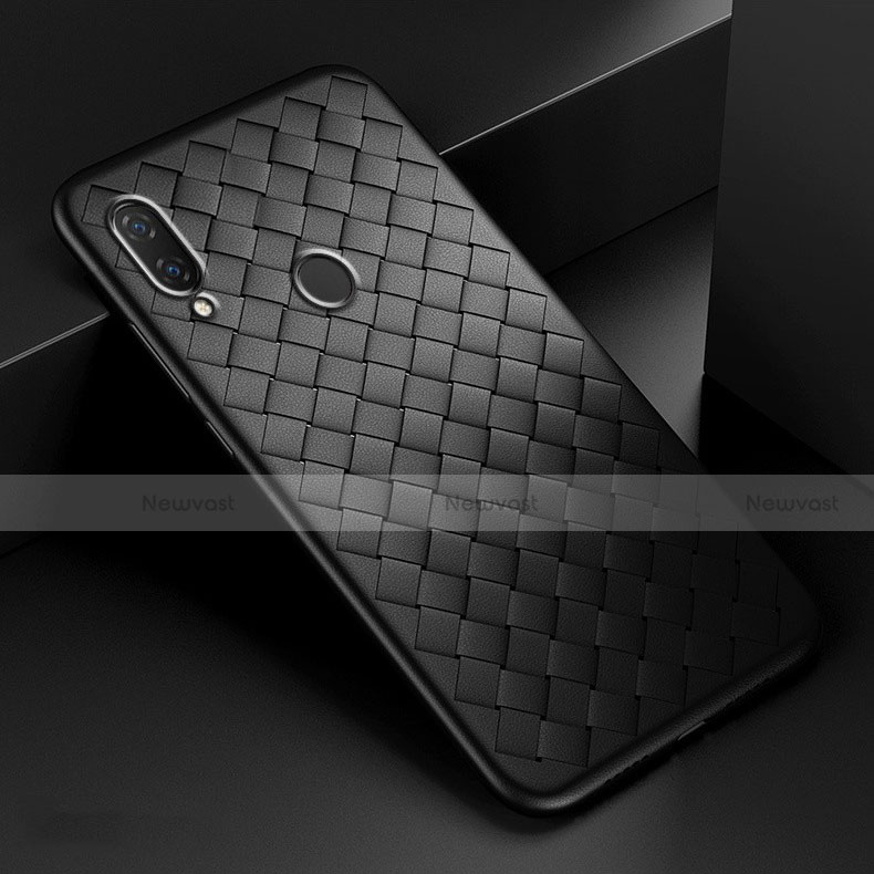 Soft Silicone Gel Leather Snap On Case Cover S01 for Xiaomi Redmi Note 7 Pro
