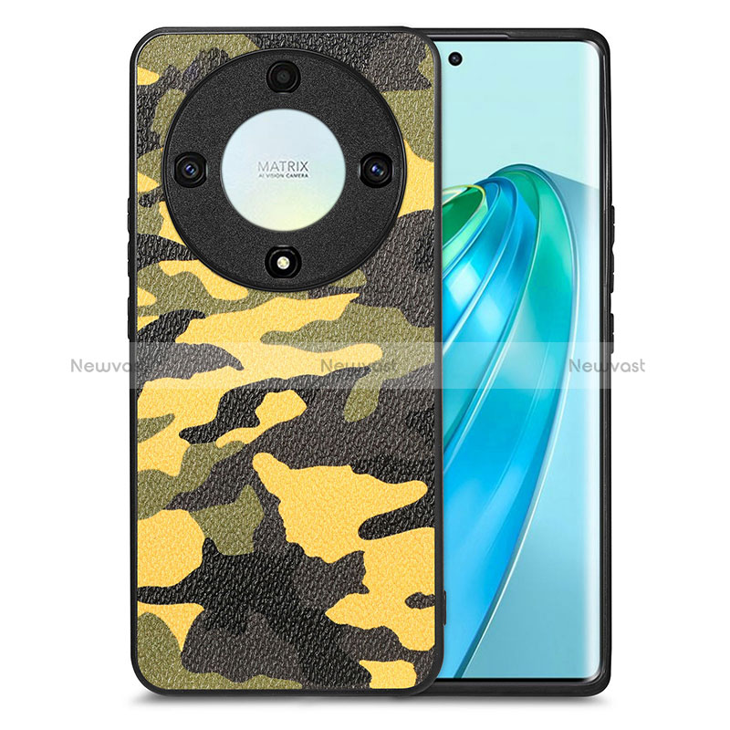 Soft Silicone Gel Leather Snap On Case Cover S01D for Huawei Honor Magic5 Lite 5G