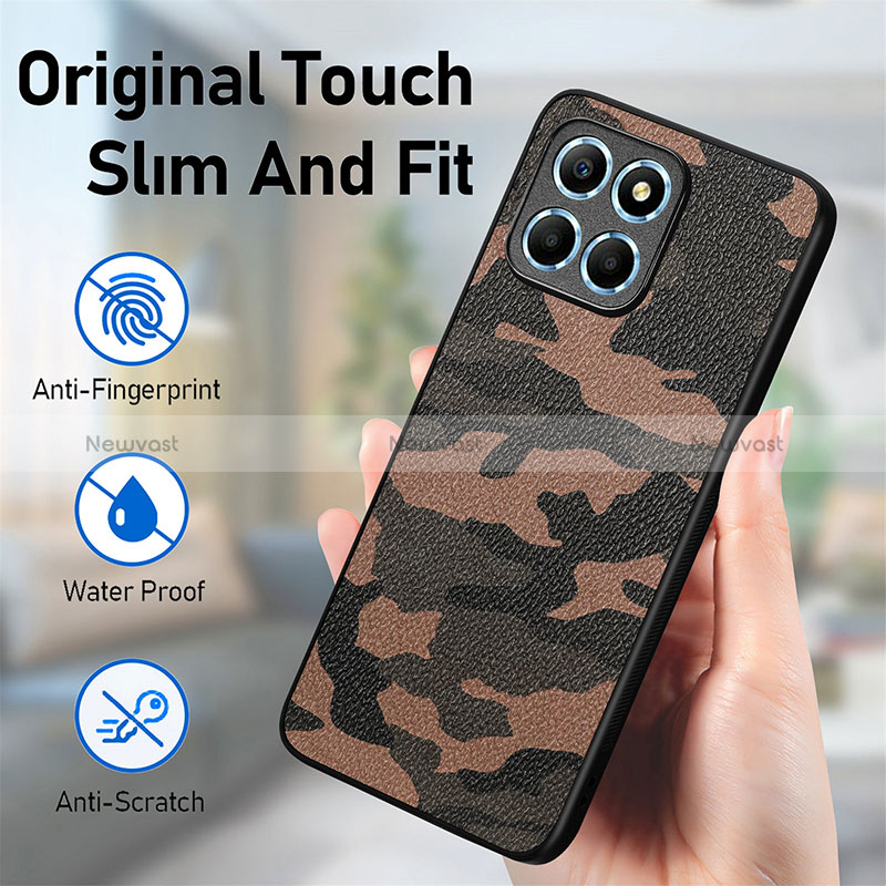 Soft Silicone Gel Leather Snap On Case Cover S01D for Huawei Honor X6S
