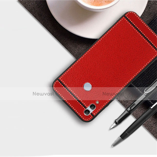 Soft Silicone Gel Leather Snap On Case Cover S02 for Huawei Honor 10 Lite