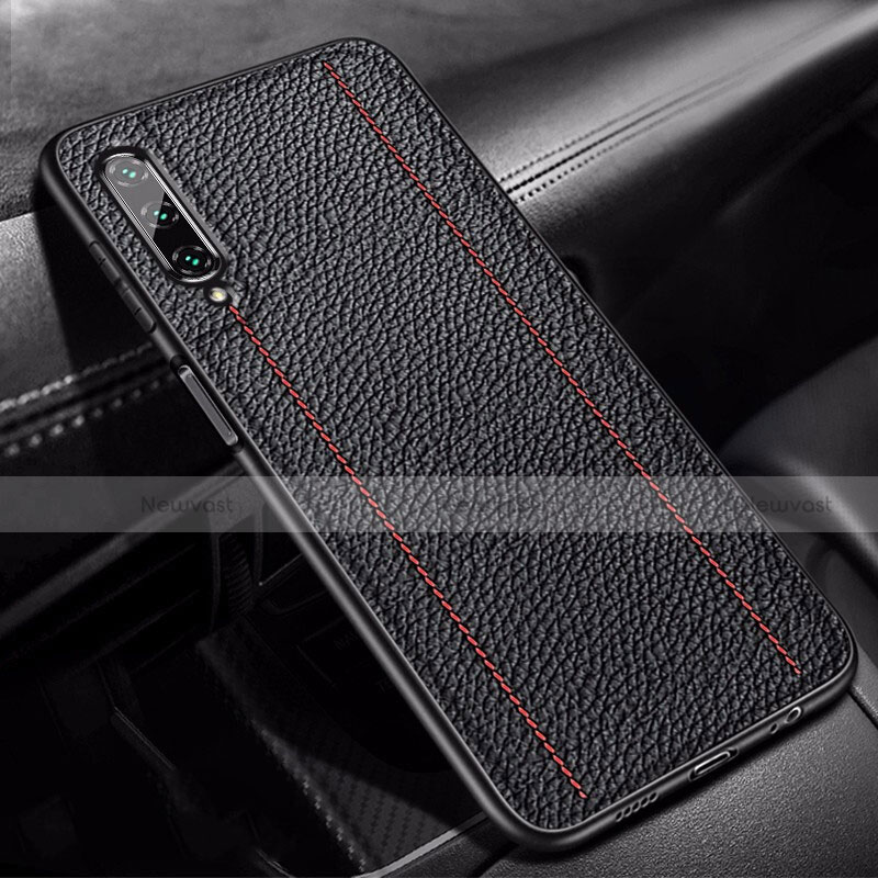 Soft Silicone Gel Leather Snap On Case Cover S02 for Huawei Honor 9X Pro