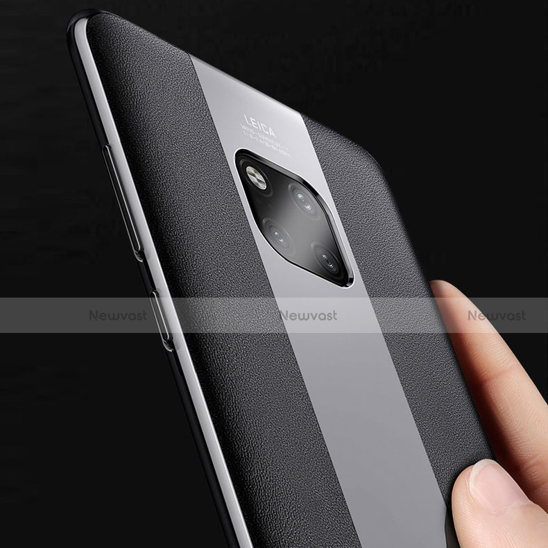 Soft Silicone Gel Leather Snap On Case Cover S02 for Huawei Mate 20 Pro