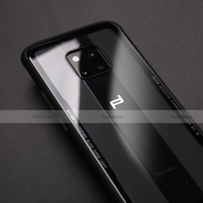 Soft Silicone Gel Leather Snap On Case Cover S02 for Huawei Mate 20 RS