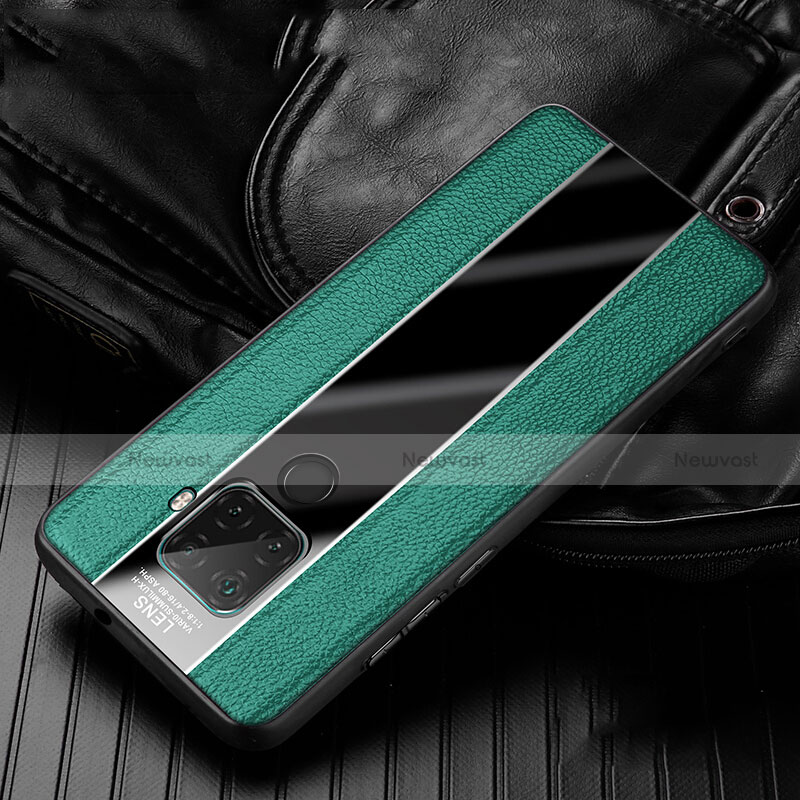 Soft Silicone Gel Leather Snap On Case Cover S02 for Huawei Mate 30 Lite