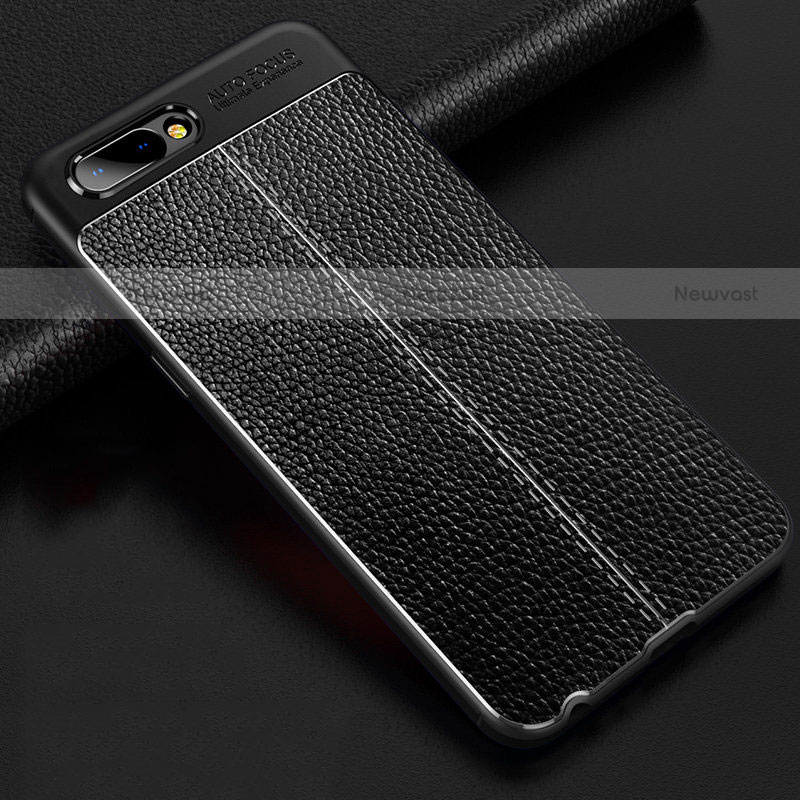 Soft Silicone Gel Leather Snap On Case Cover S02 for Oppo A12e