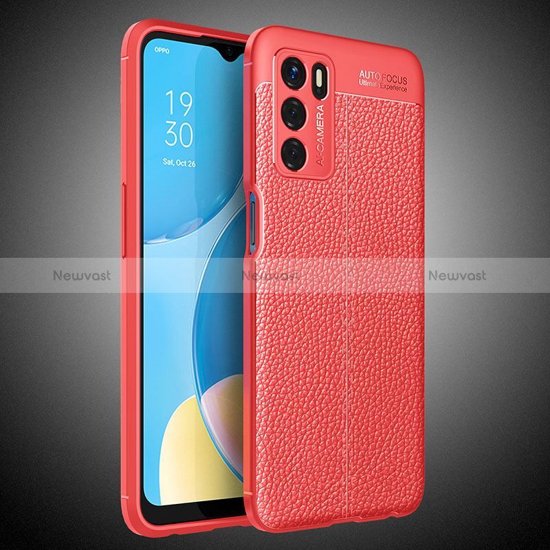 Soft Silicone Gel Leather Snap On Case Cover S02 for Oppo A16