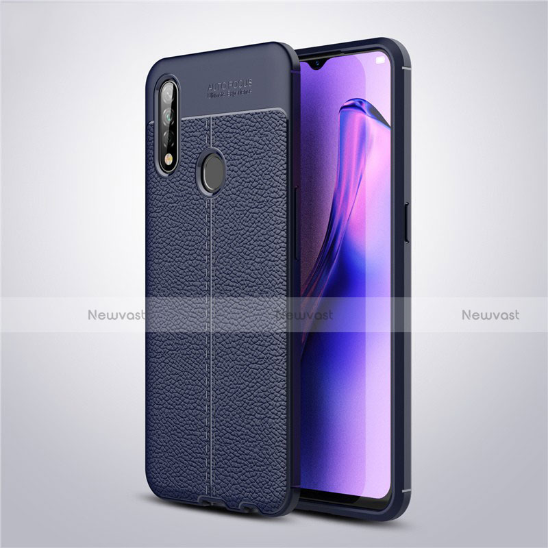 Soft Silicone Gel Leather Snap On Case Cover S02 for Oppo A8