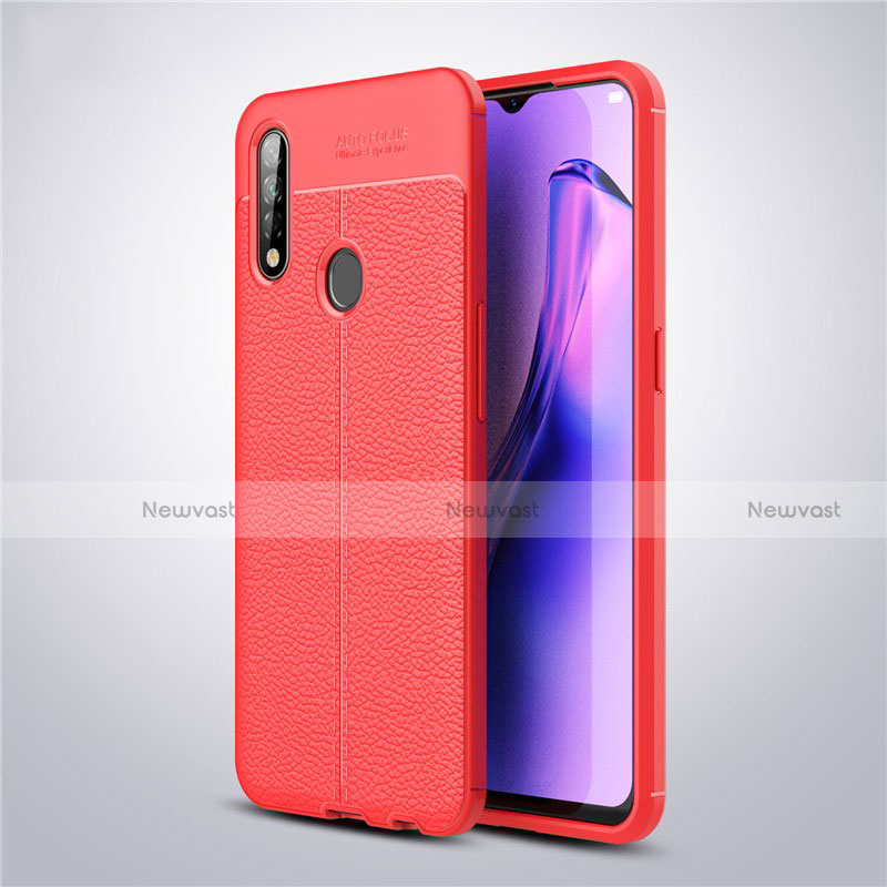 Soft Silicone Gel Leather Snap On Case Cover S02 for Oppo A8