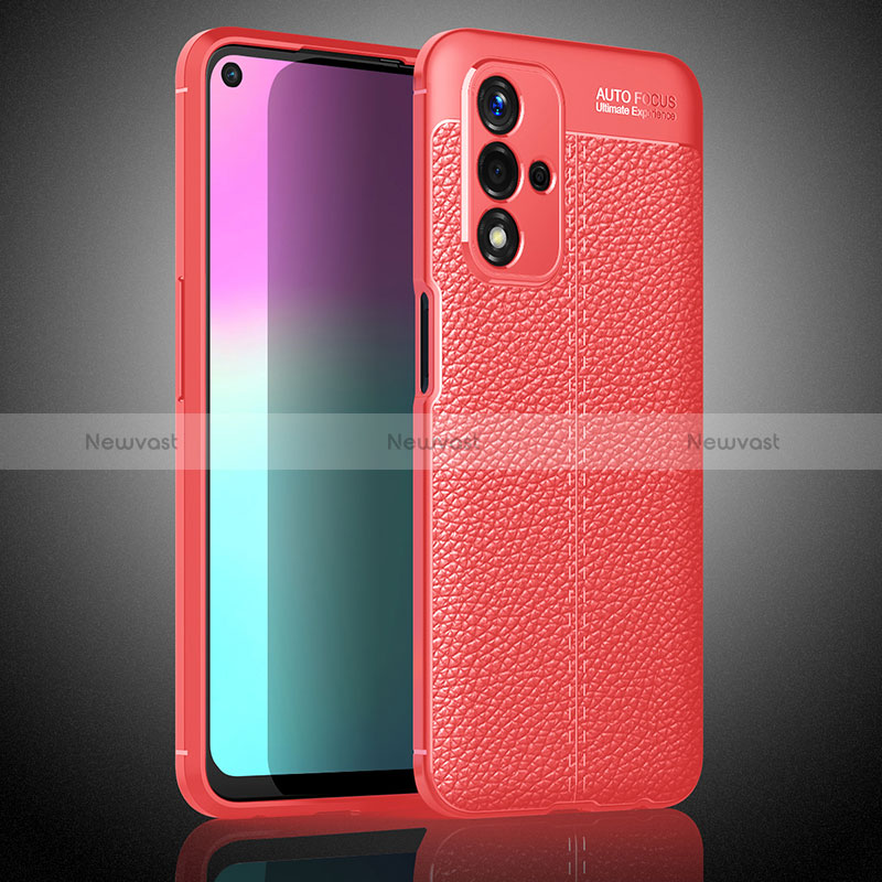 Soft Silicone Gel Leather Snap On Case Cover S02 for Oppo A93s 5G