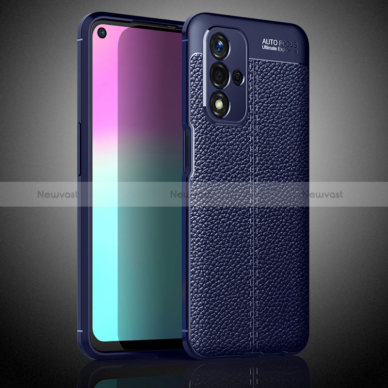 Soft Silicone Gel Leather Snap On Case Cover S02 for Oppo A93s 5G