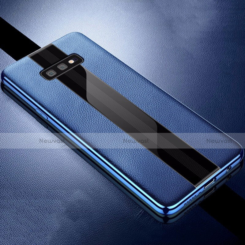 Soft Silicone Gel Leather Snap On Case Cover S02 for Samsung Galaxy S10e