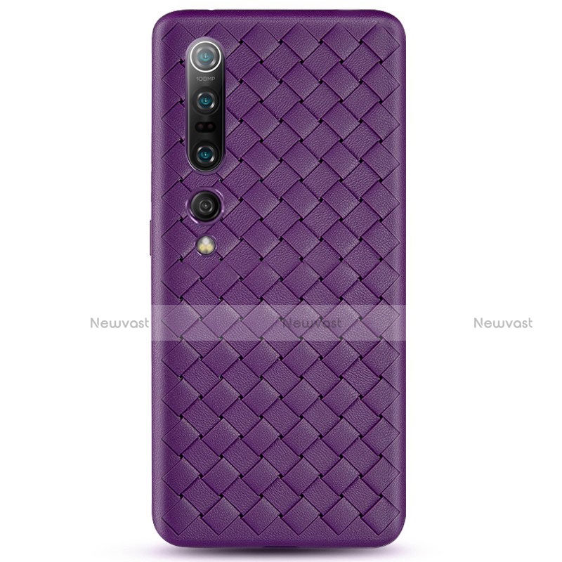 Soft Silicone Gel Leather Snap On Case Cover S02 for Xiaomi Mi 10 Pro