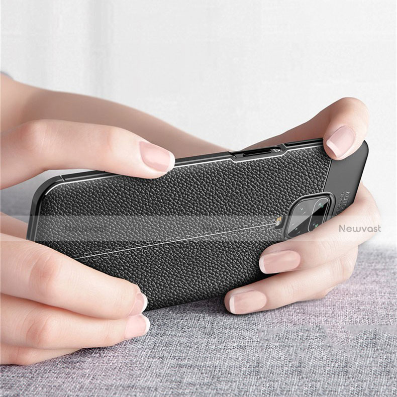 Soft Silicone Gel Leather Snap On Case Cover S02 for Xiaomi Redmi Note 9S