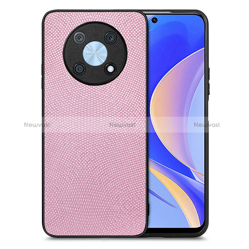 Soft Silicone Gel Leather Snap On Case Cover S02D for Huawei Nova Y90