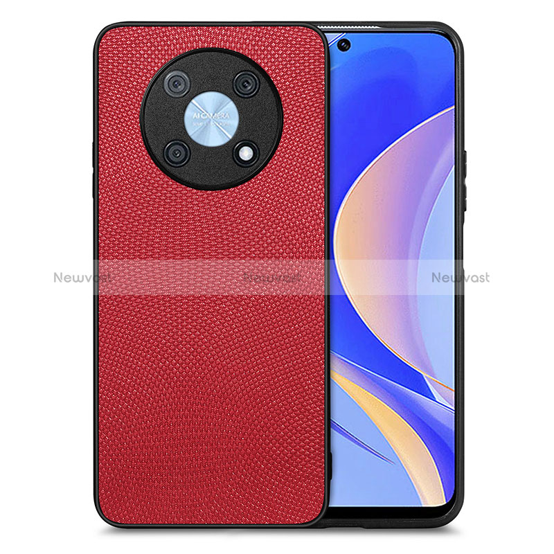 Soft Silicone Gel Leather Snap On Case Cover S02D for Huawei Nova Y90