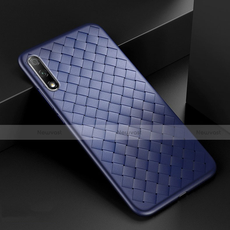 Soft Silicone Gel Leather Snap On Case Cover S03 for Huawei Honor 9X