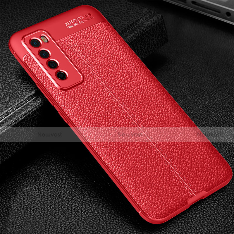 Soft Silicone Gel Leather Snap On Case Cover S03 for Huawei Nova 7 5G
