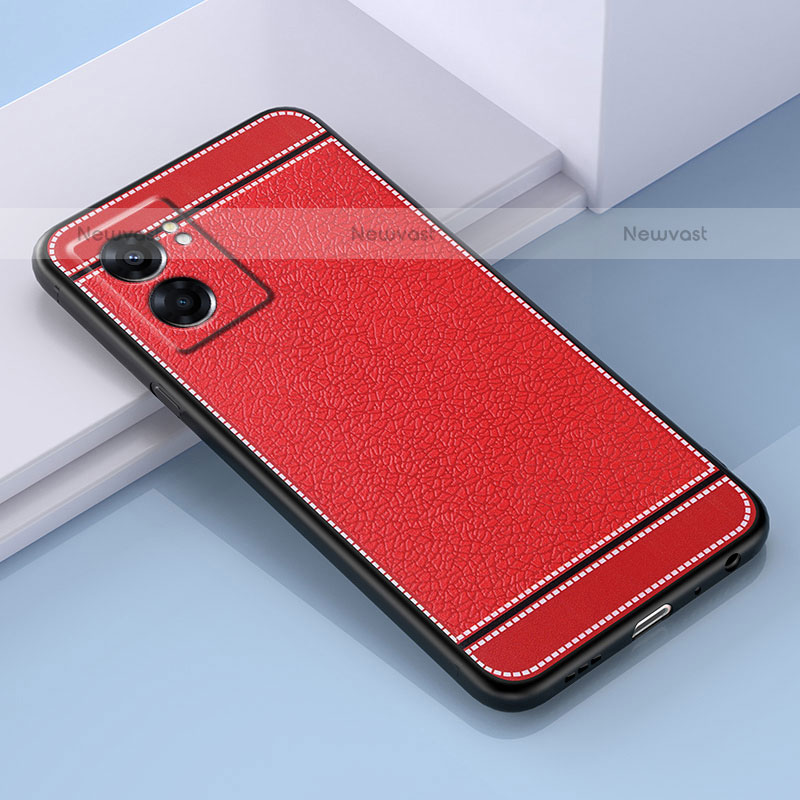 Soft Silicone Gel Leather Snap On Case Cover S03 for OnePlus Nord N300 5G