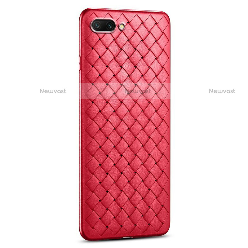 Soft Silicone Gel Leather Snap On Case Cover S03 for Oppo A12e