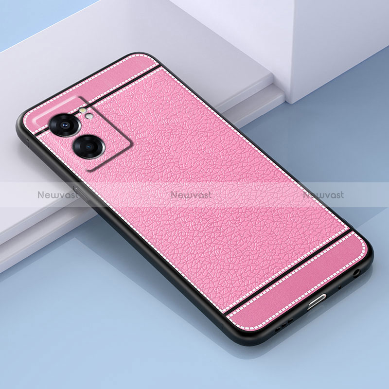 Soft Silicone Gel Leather Snap On Case Cover S03 for Oppo A57 5G