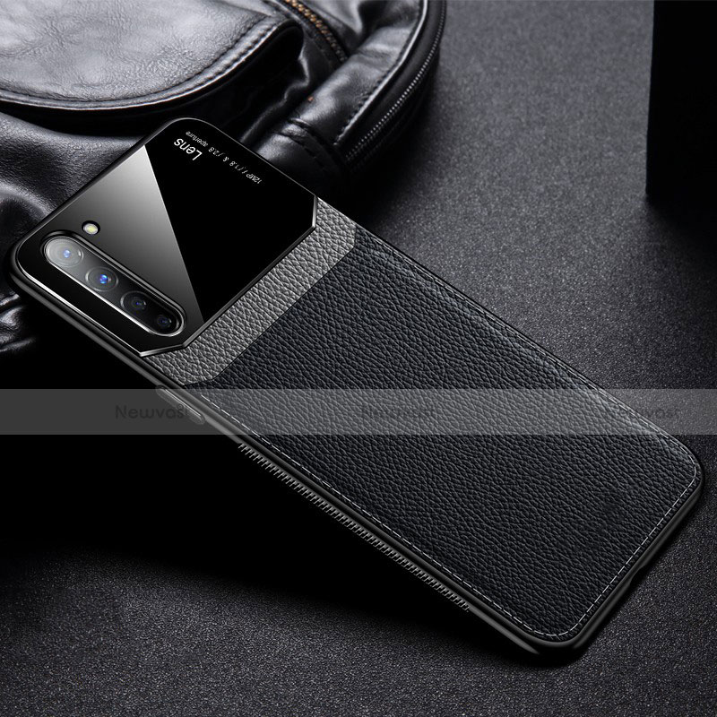 Soft Silicone Gel Leather Snap On Case Cover S03 for Oppo Find X2 Lite