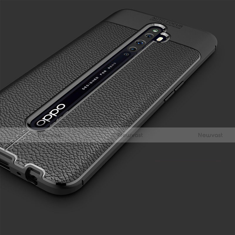 Soft Silicone Gel Leather Snap On Case Cover S03 for Oppo Reno2 Z