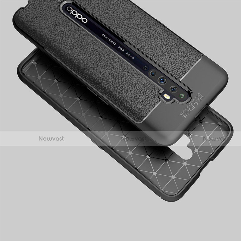 Soft Silicone Gel Leather Snap On Case Cover S03 for Oppo Reno2 Z