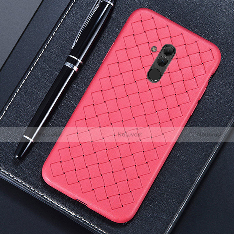 Soft Silicone Gel Leather Snap On Case Cover S04 for Huawei Mate 20 Lite