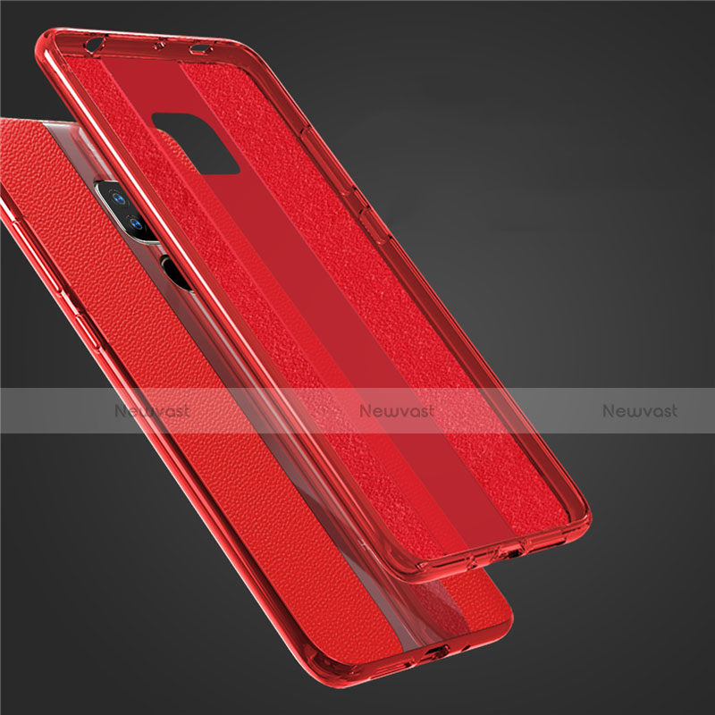 Soft Silicone Gel Leather Snap On Case Cover S04 for Huawei Mate 20 Pro