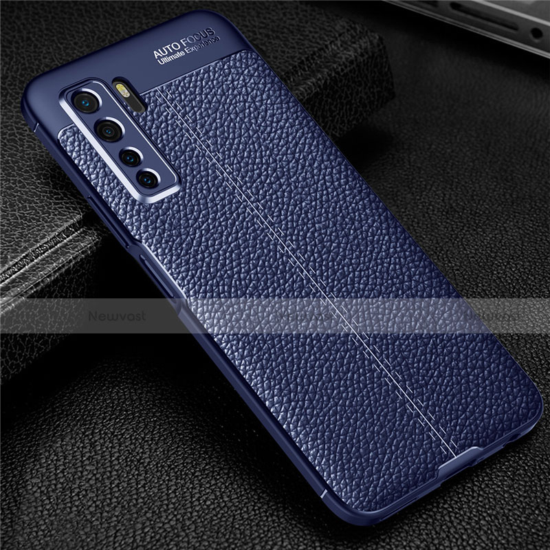 Soft Silicone Gel Leather Snap On Case Cover S04 for Huawei Nova 7 SE 5G