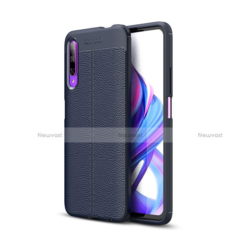 Soft Silicone Gel Leather Snap On Case Cover S04 for Huawei Y9s