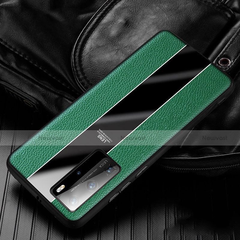 Soft Silicone Gel Leather Snap On Case Cover S05 for Huawei P40 Pro