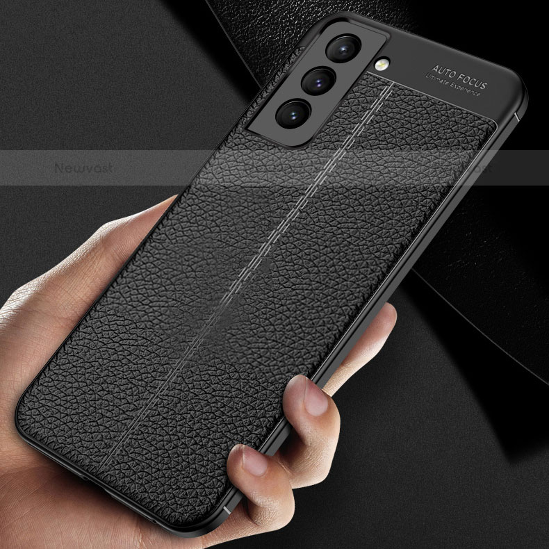 Soft Silicone Gel Leather Snap On Case Cover S06 for Samsung Galaxy S21 FE 5G