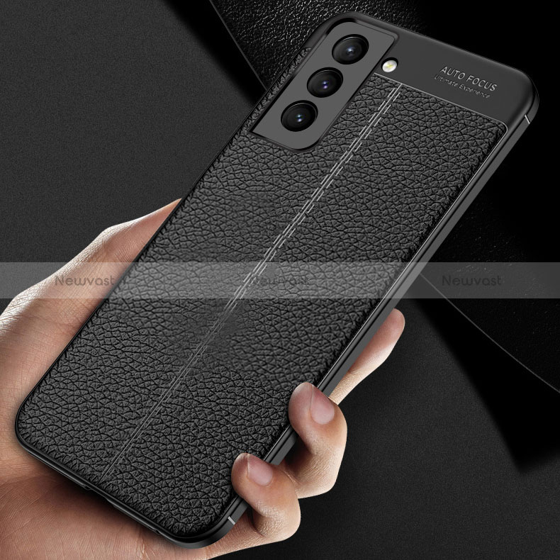 Soft Silicone Gel Leather Snap On Case Cover S06 for Samsung Galaxy S25 Plus 5G