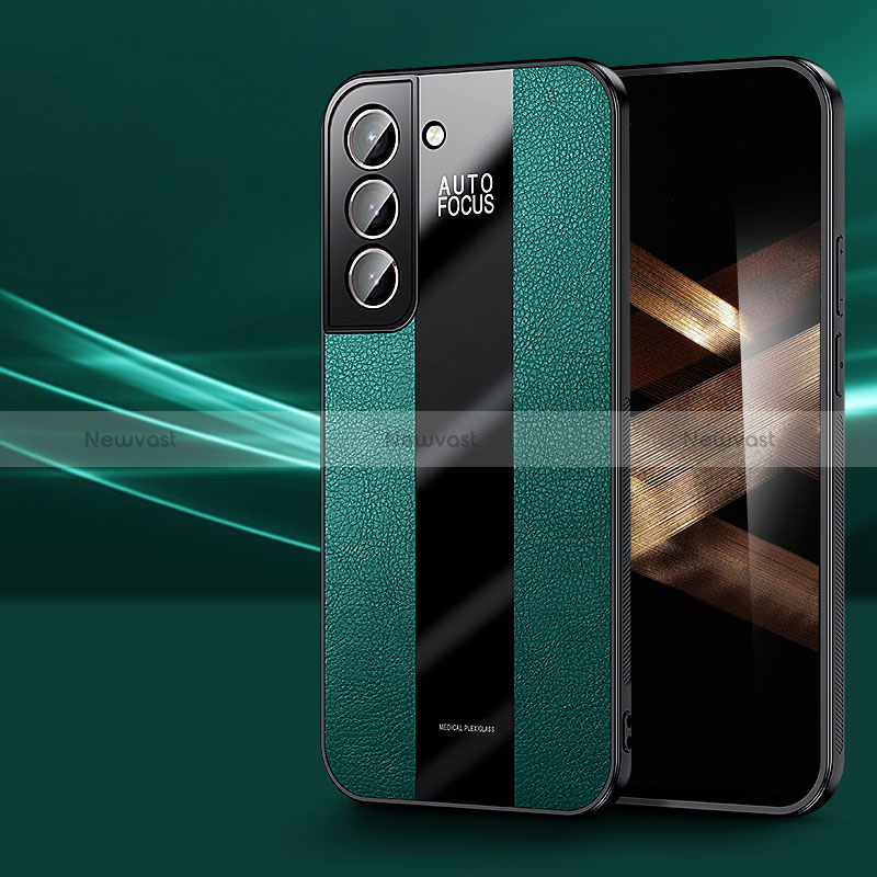 Soft Silicone Gel Leather Snap On Case Cover S07 for Samsung Galaxy S24 Plus 5G