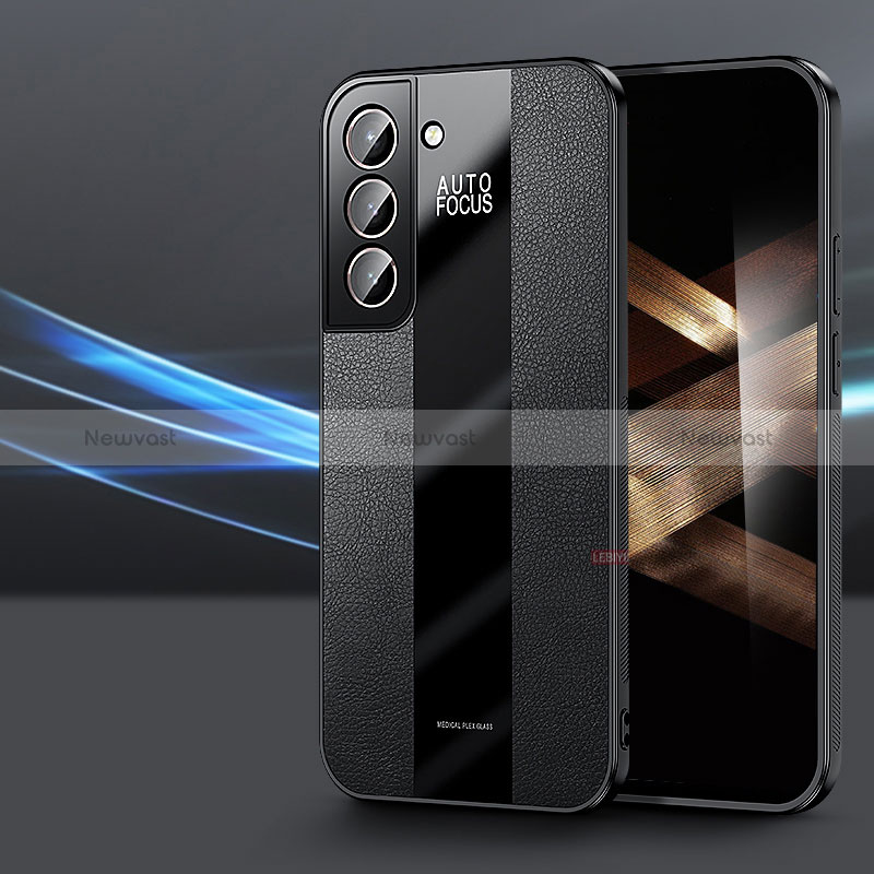 Soft Silicone Gel Leather Snap On Case Cover S07 for Samsung Galaxy S24 Plus 5G