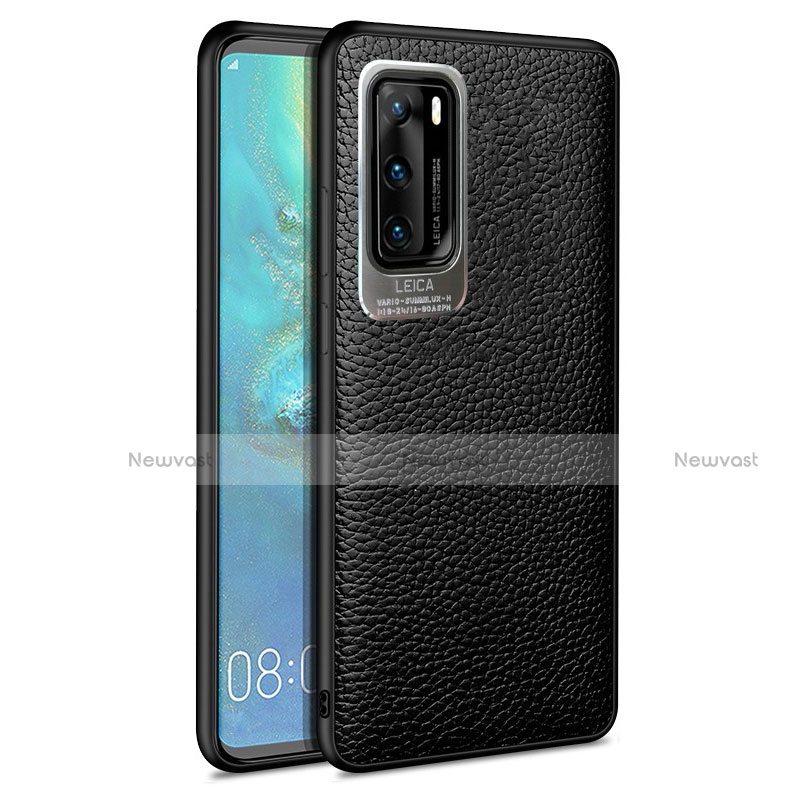 Soft Silicone Gel Leather Snap On Case Cover S08 for Huawei P40
