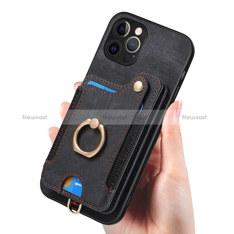 Soft Silicone Gel Leather Snap On Case Cover SD1 for Apple iPhone 13 Pro