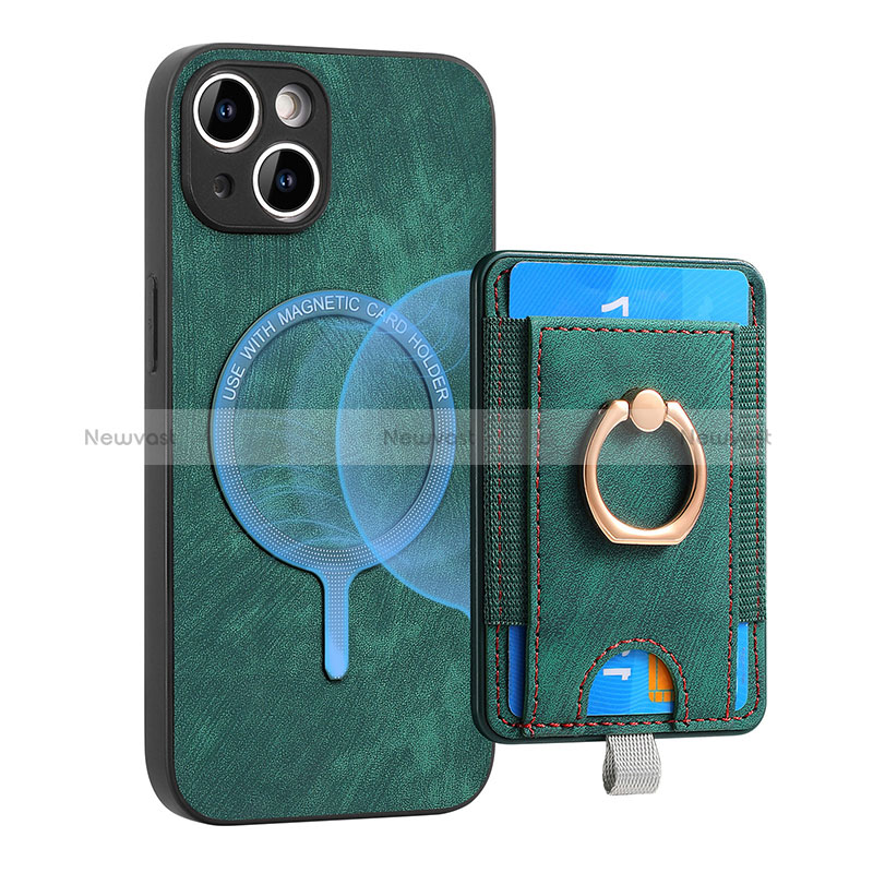 Soft Silicone Gel Leather Snap On Case Cover SD1 for Apple iPhone 14