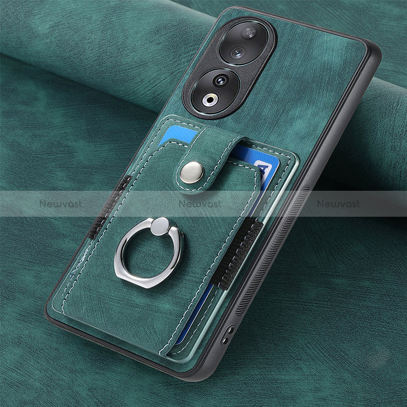 Soft Silicone Gel Leather Snap On Case Cover SD1 for Huawei Honor 90 5G